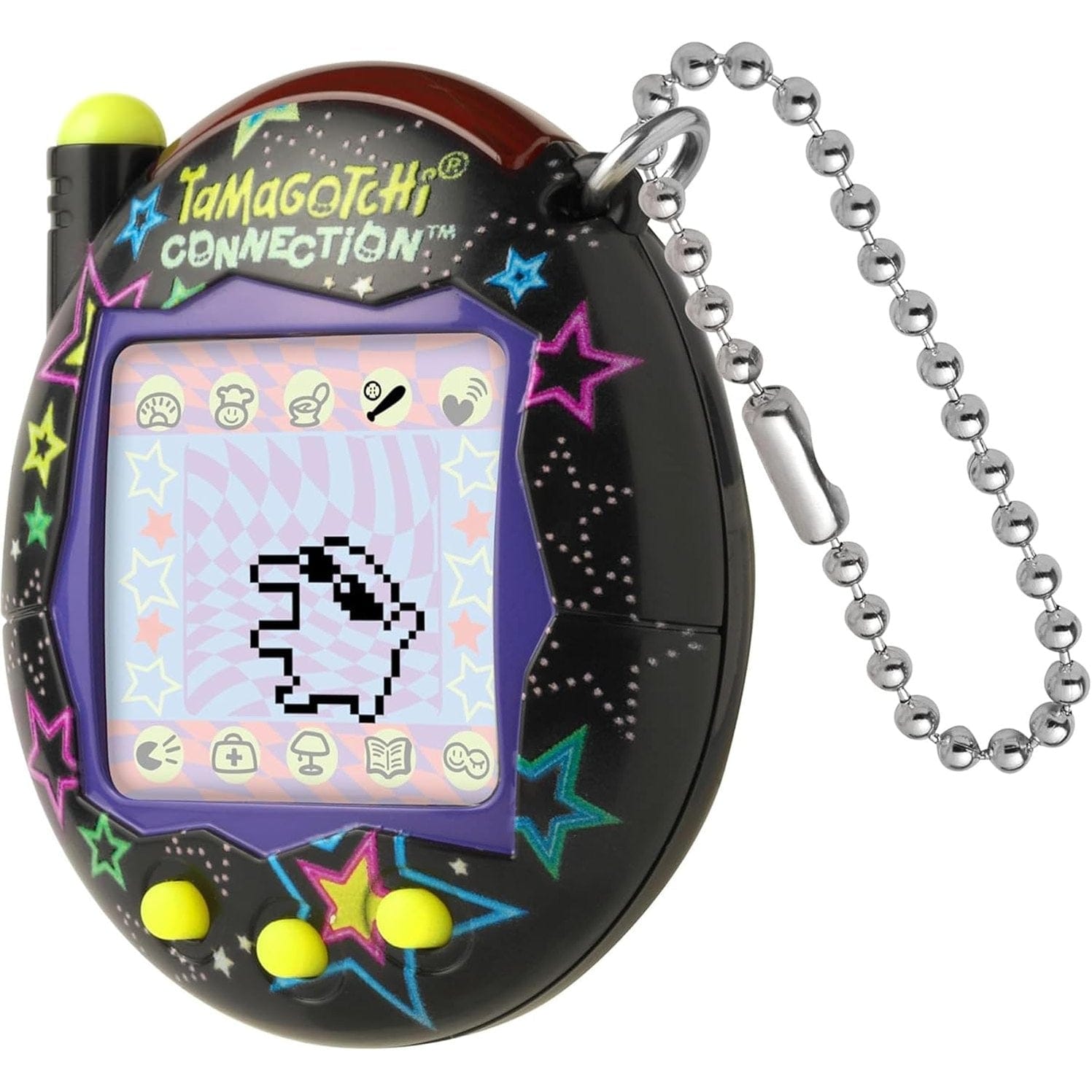 Tamagotchi Connection Digital Pet Neon Stars Shell Virtual Pet 329658043077