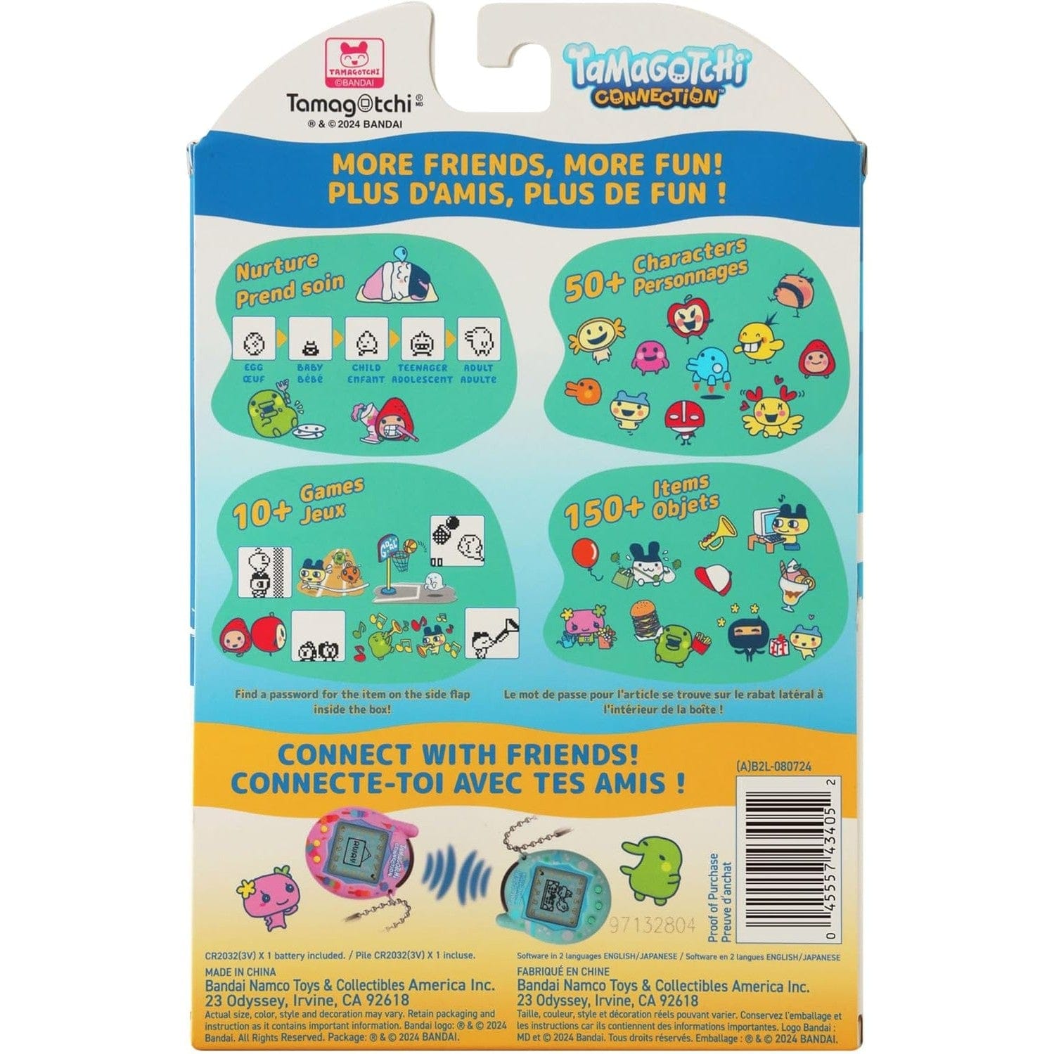 Tamagotchi Connection Digital Pet Translucent Pink Shell Virtual Pet 3296580434053