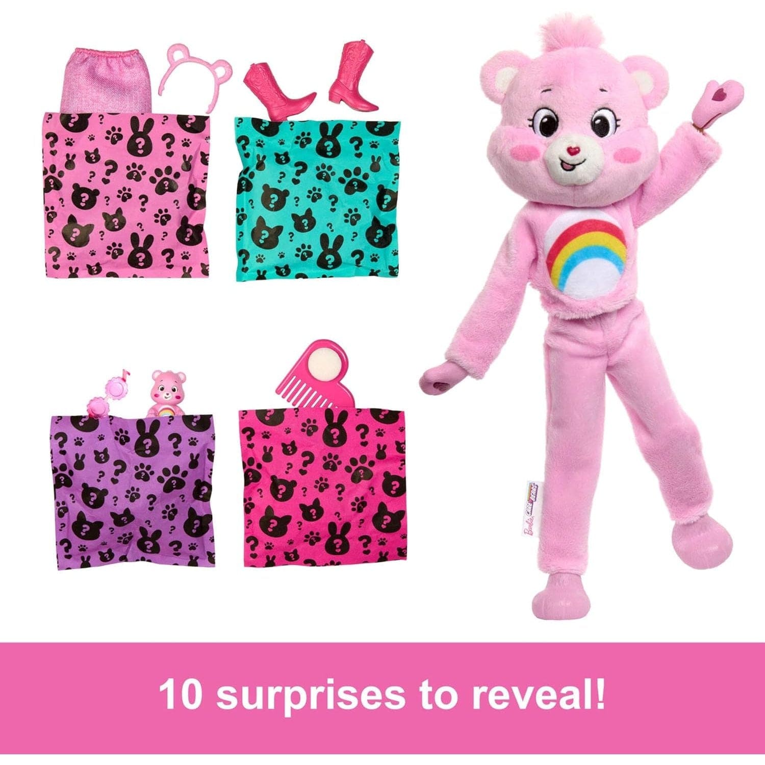 Barbie Cutie Reveal Care Bears Cheer Bear 194735274024