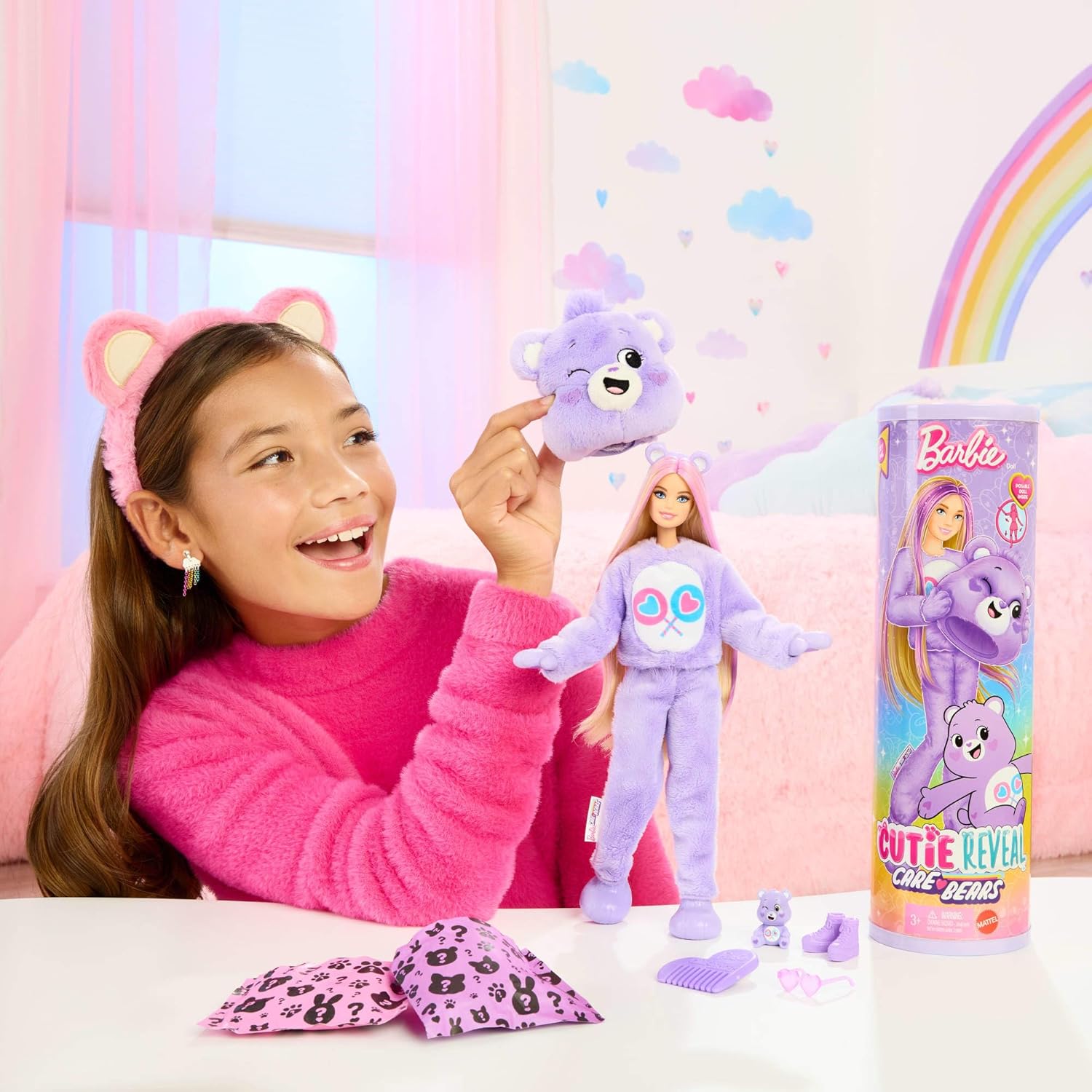 Barbie Cutie Reveal Care Bears Share Bear 194735273928