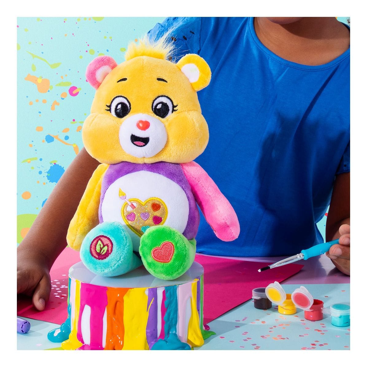 Care Bears 22cm Sparkle Work of Heart Bear 885561229370