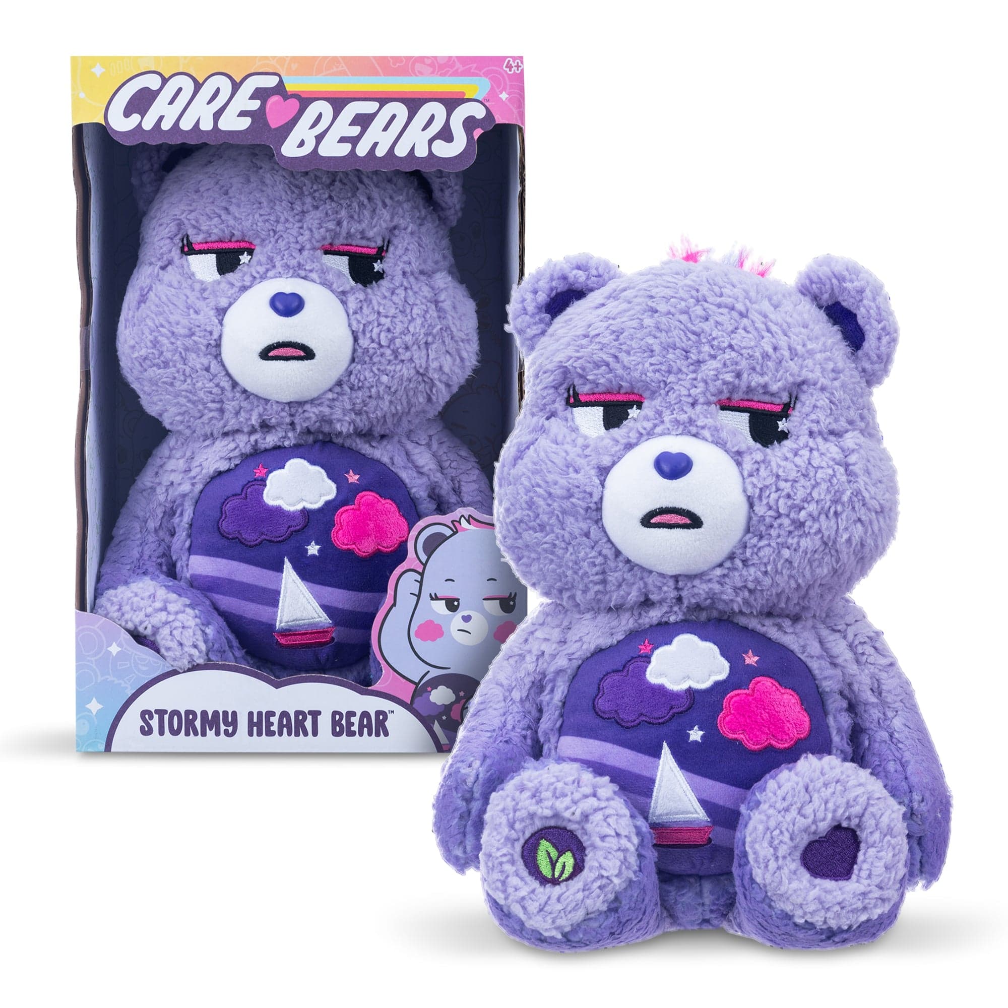 Care Bears 35cm Stormy Heart Bear Plush | Lennie's Toys