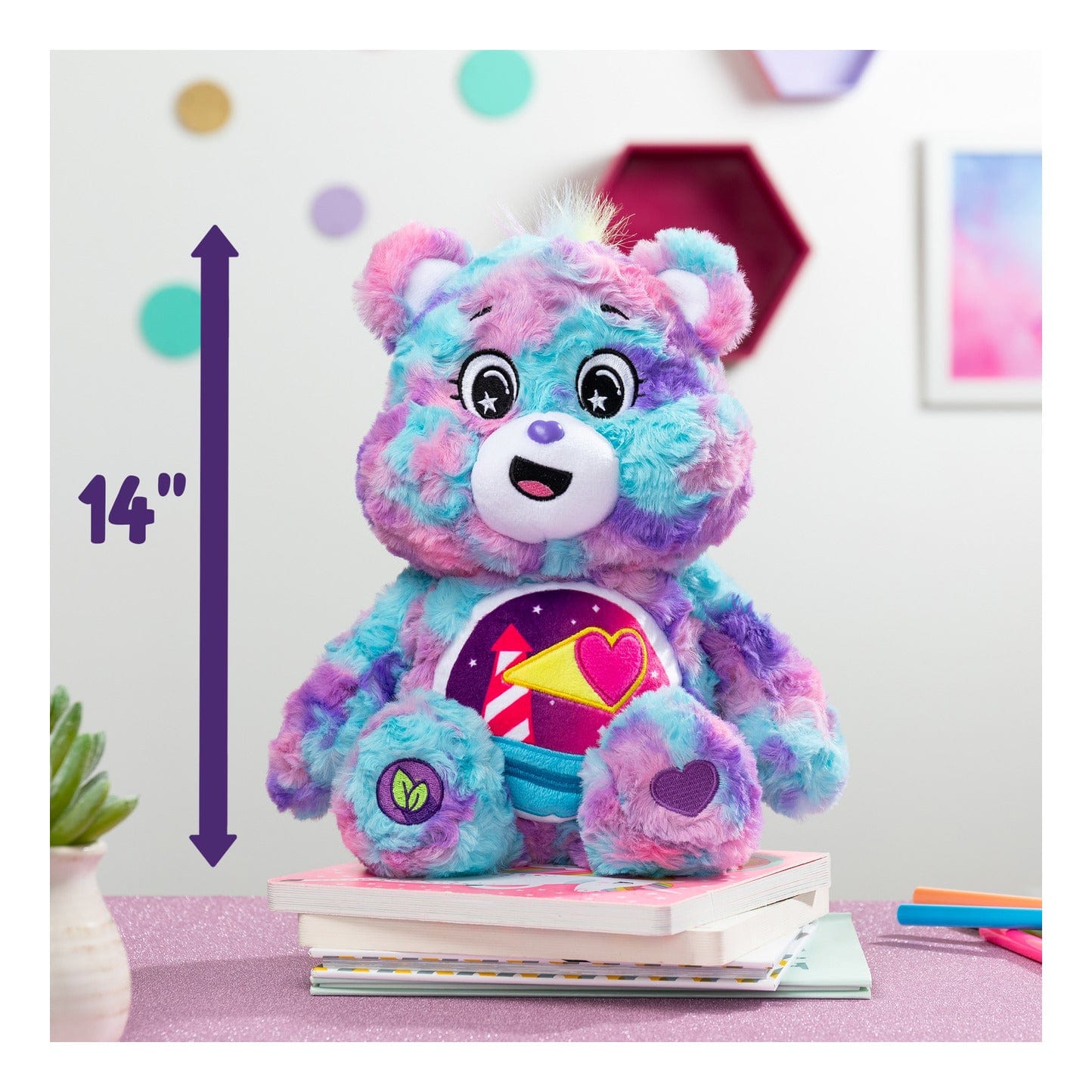 Care Bears Colour Splash Loveshine Bear