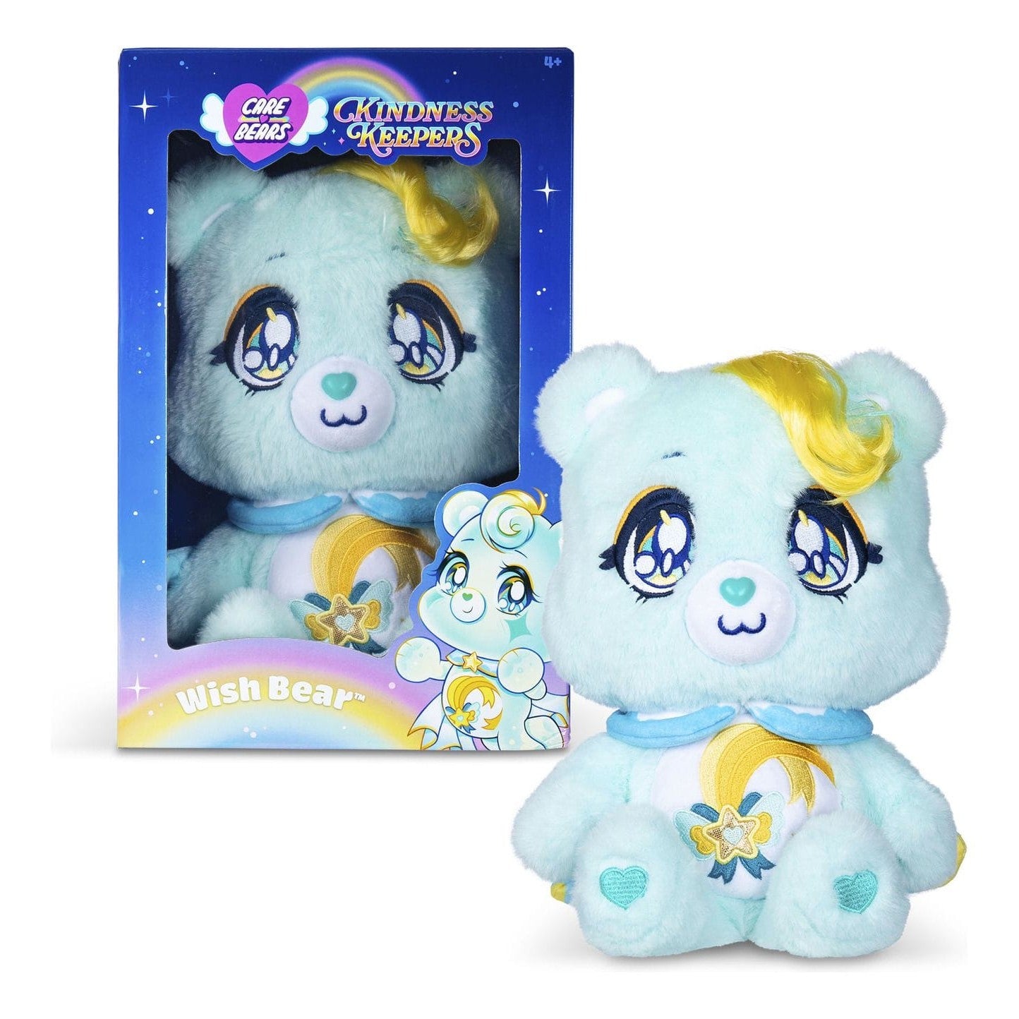 Care Bears Kindness Keepers Kawaii Theme 33cm Wish Bear 885561229141