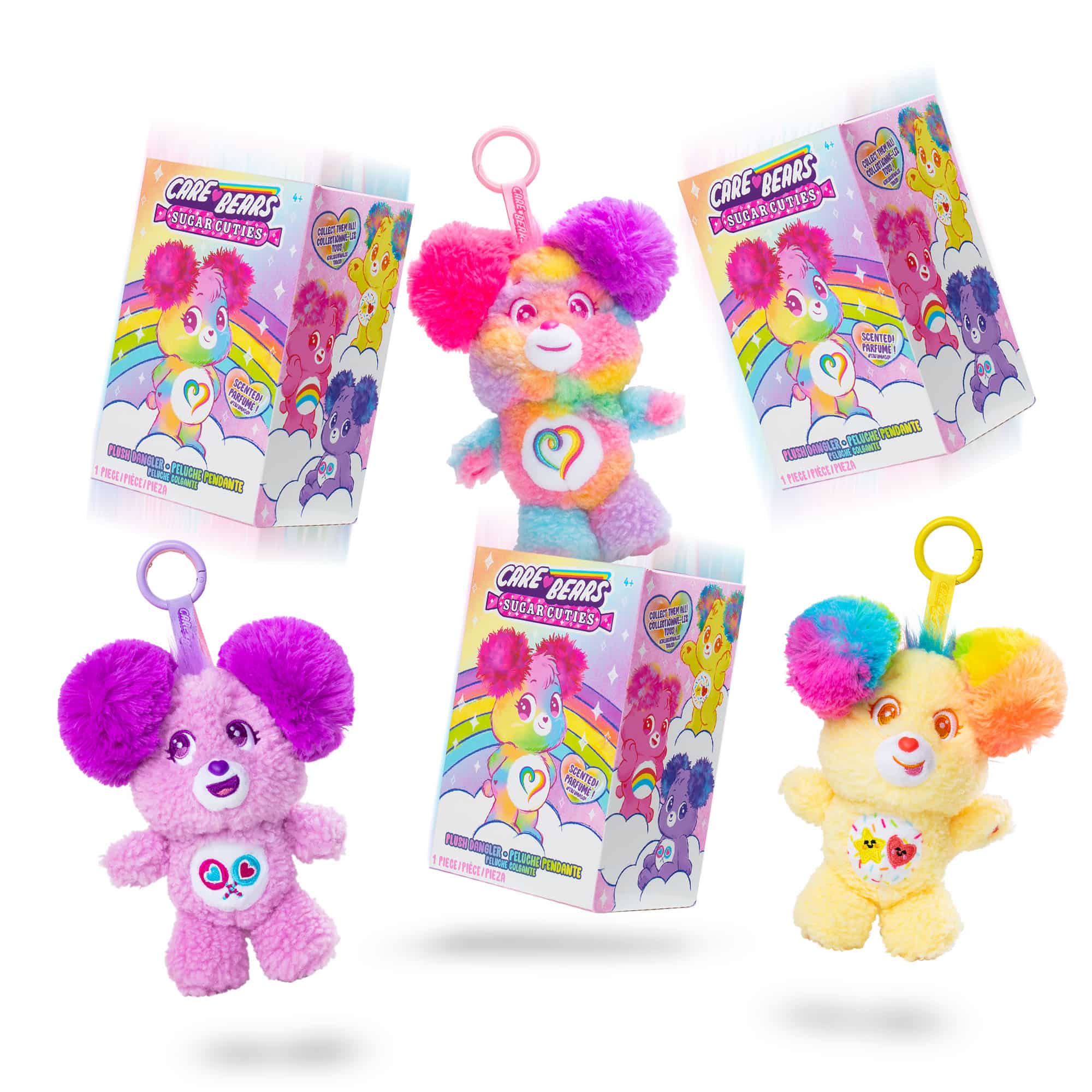 Care Bears Sugar Cuties 6 Inch Plush (Mystery Box 1 Selected at Random)