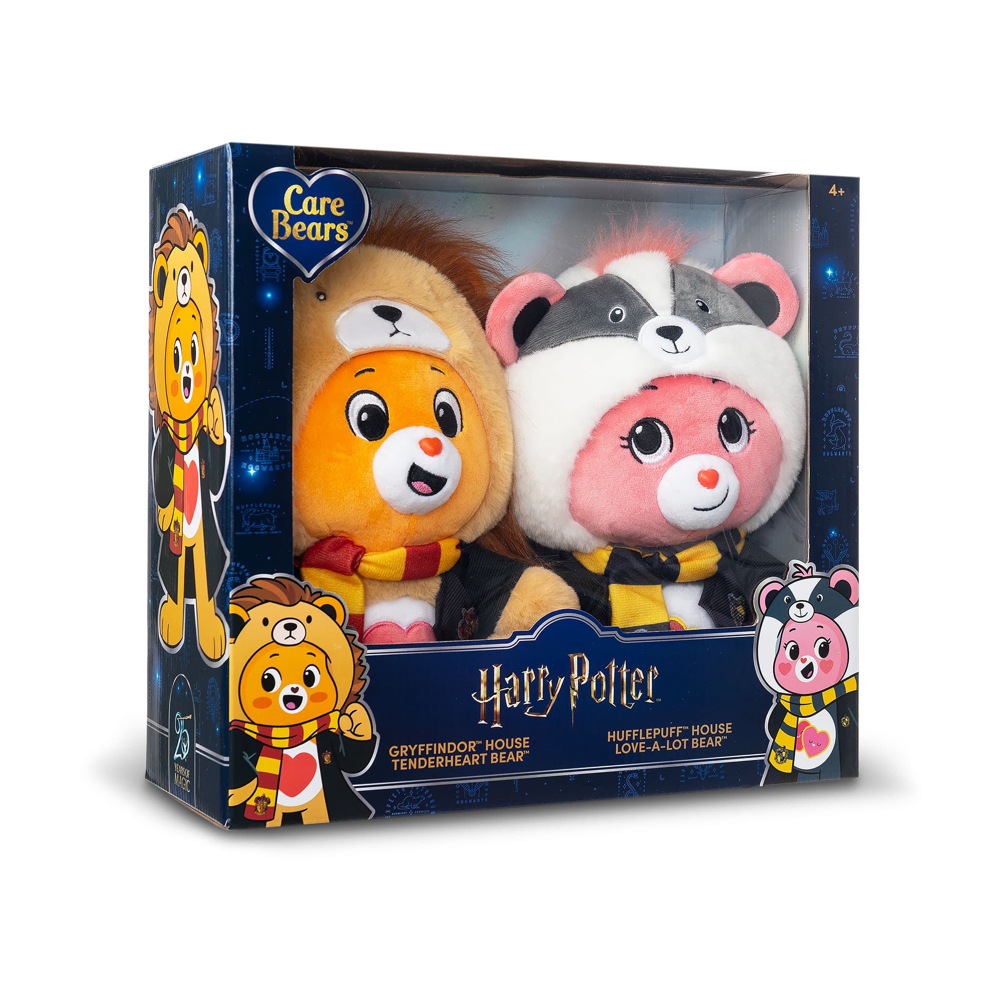 Care Bears x Harry Potter 30cm Plush 2-Pack – Gryffindor Tenderheart & Hufflepuff Love-A-Lot 885561230789