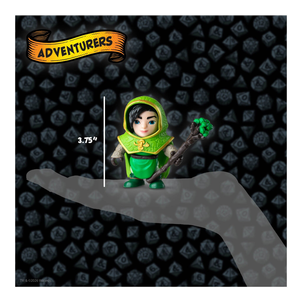 Dungeons & Dragons Questers Adventurer Characters Blind Pack 3.75-Inch Buildable Figure