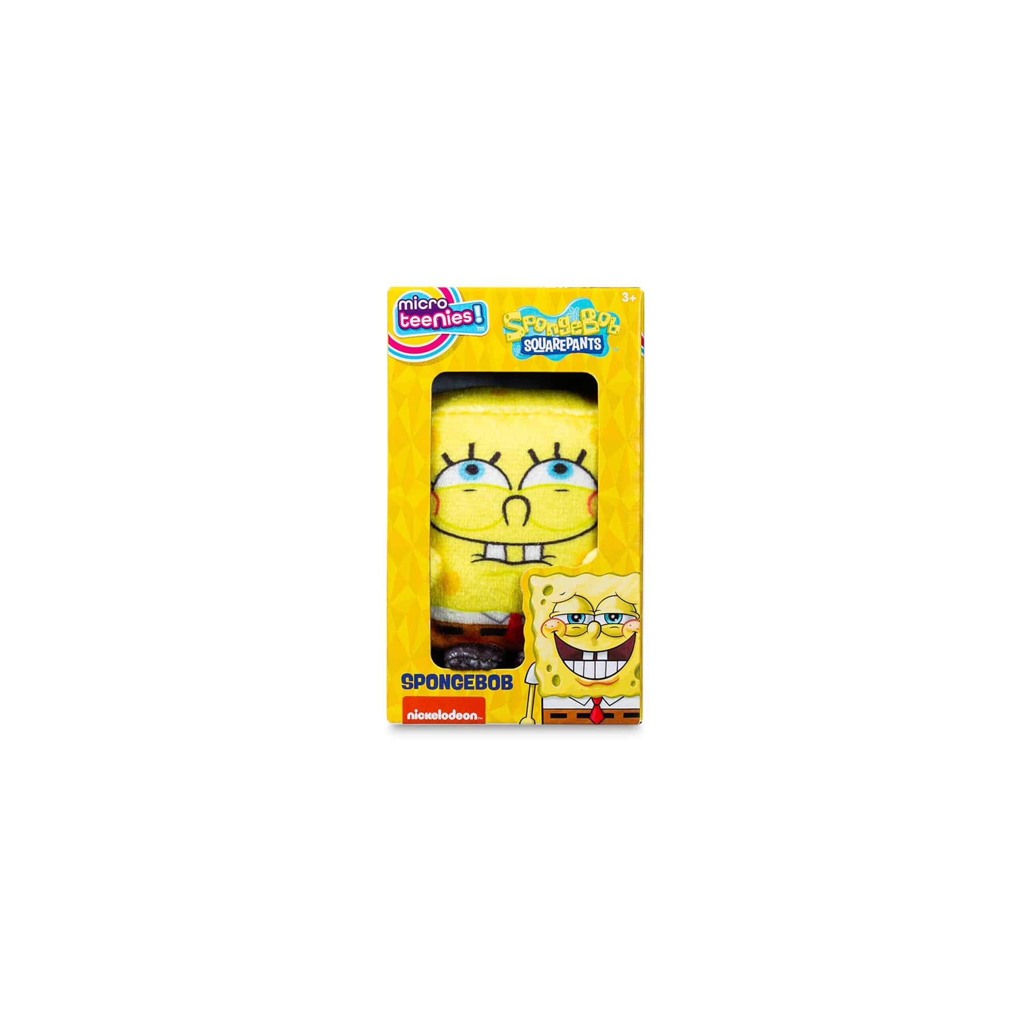 Micro Teenies 3-inch Plush Spongebob Squarepants -Silly Spongebob 885561003857