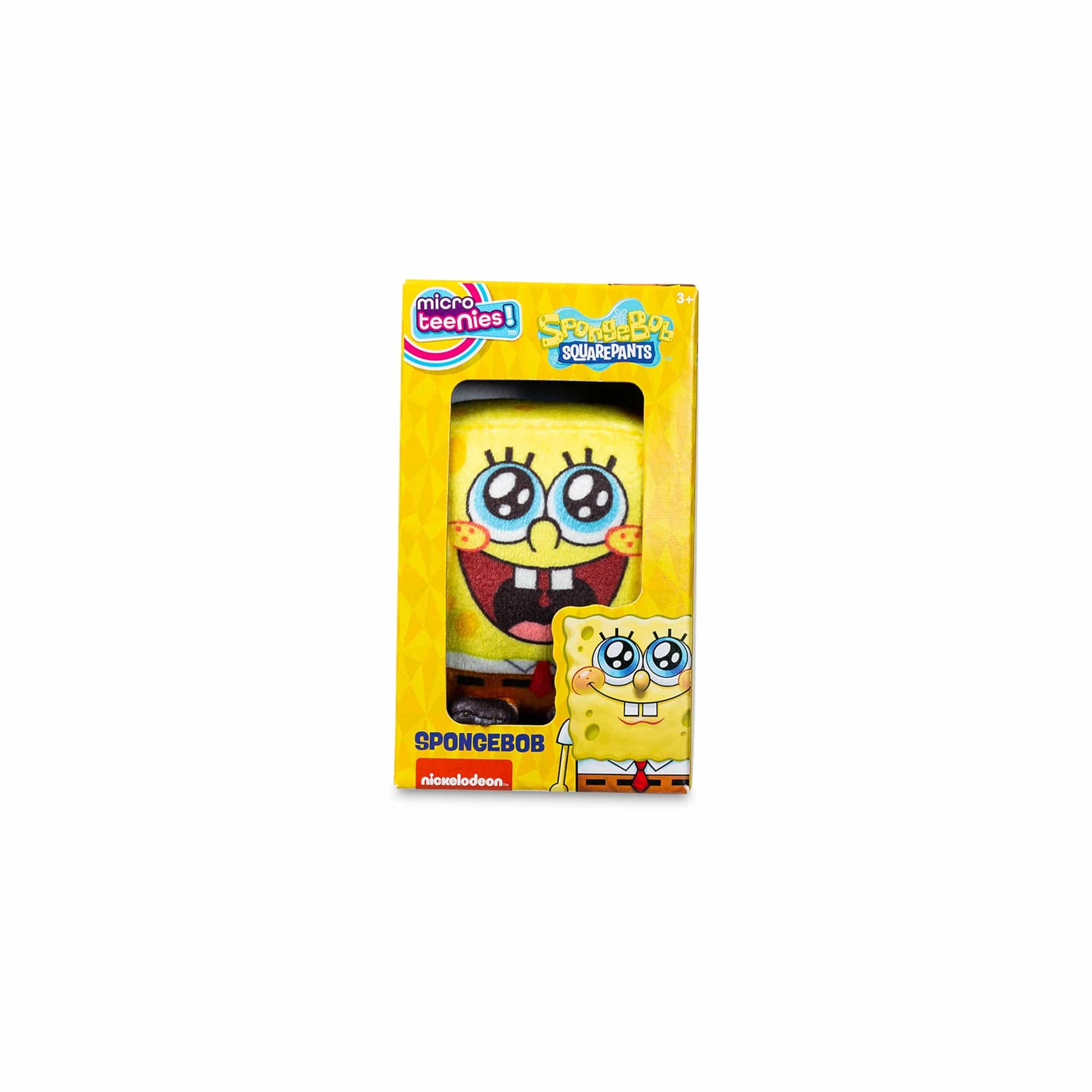 Micro Teenies 3-inch Plush Spongebob Squarepants - Spongebob (Mouth Open) 885561003833