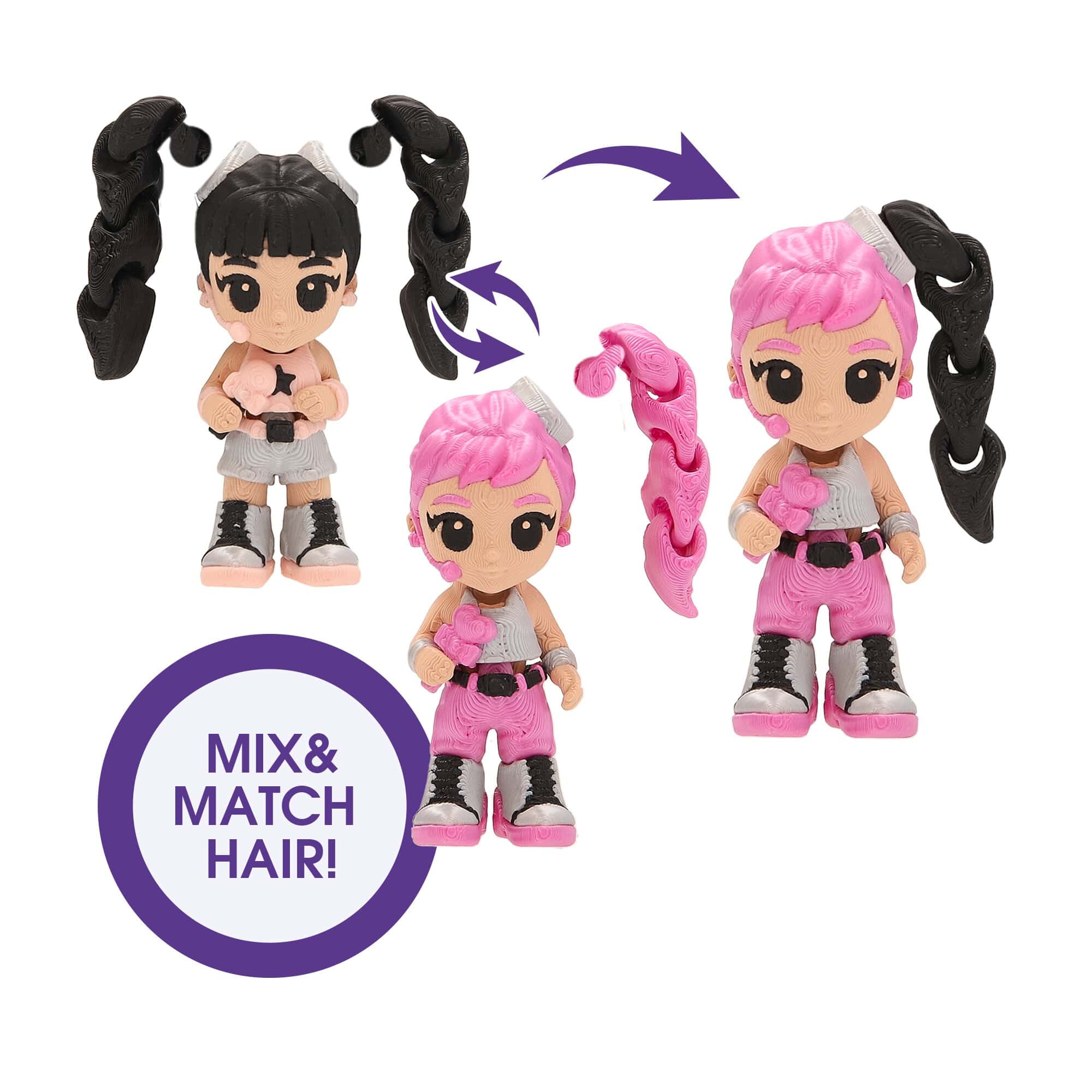 Palz 3D K-Pop Demon Hunters Idols 3-Pack 8421134965072