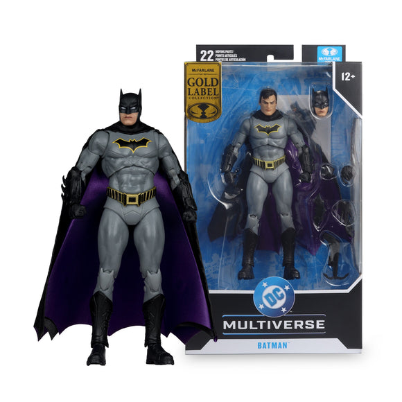 McFarlane Toys DC Multiverse Batman (DC Rebirth #1) Gold Label 7-Inch Action Figure
