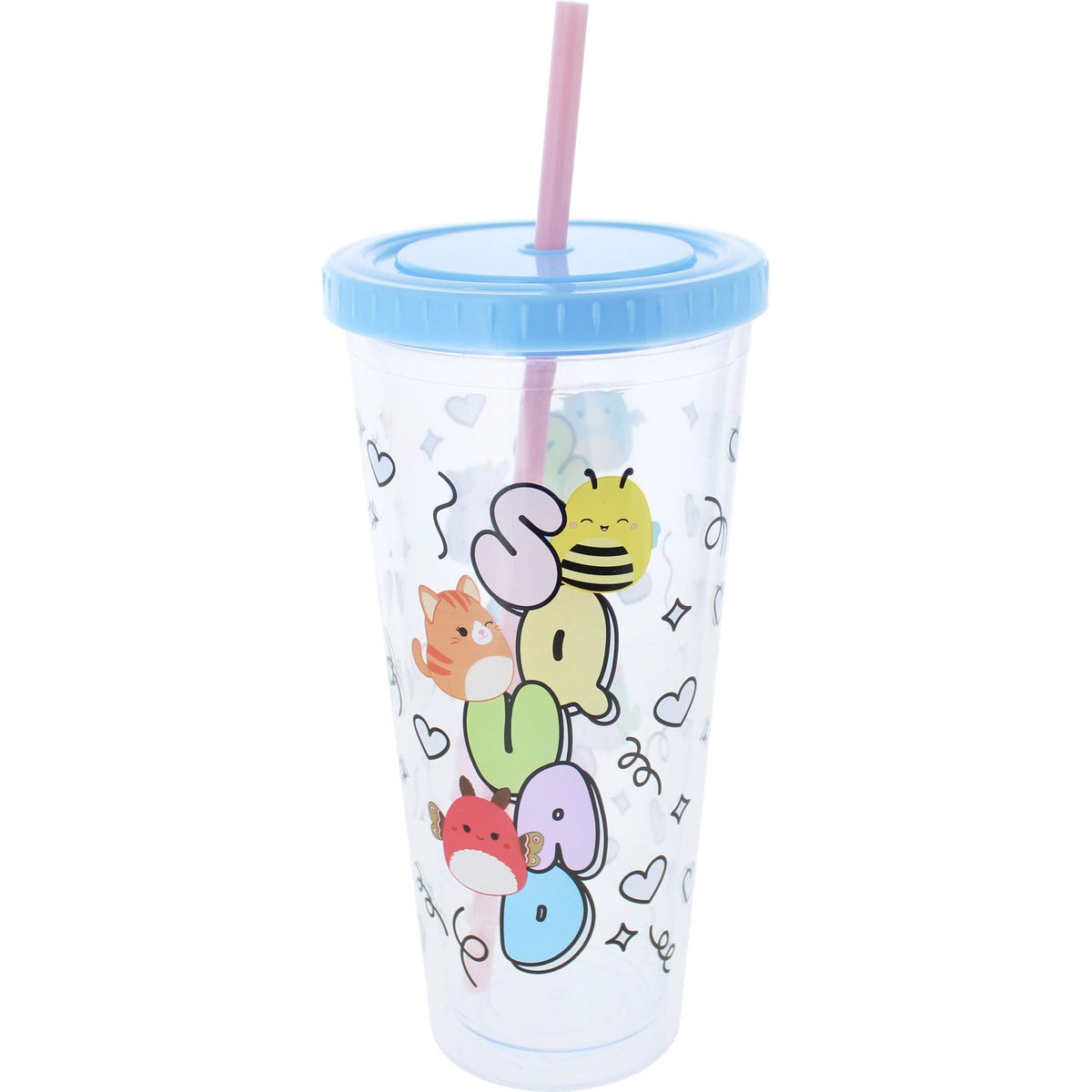Squishmallows Beaker & Straw 5055918663439