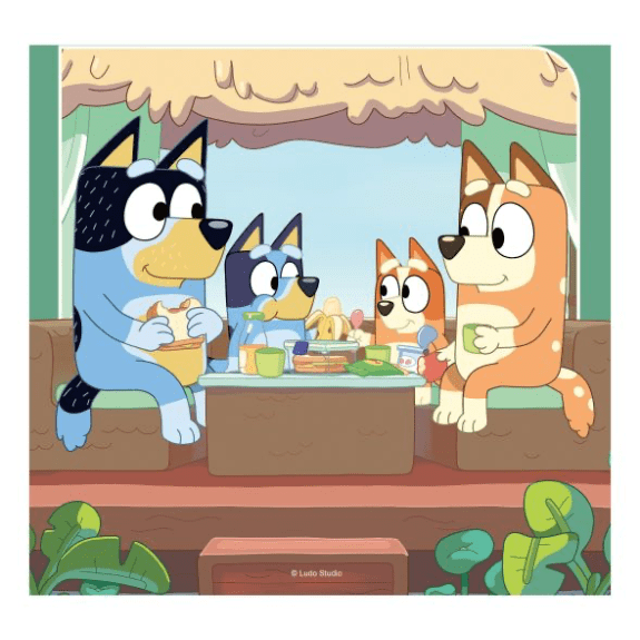 Bluey: 3x 49 Piece Jigsaw Puzzle 4005556056859