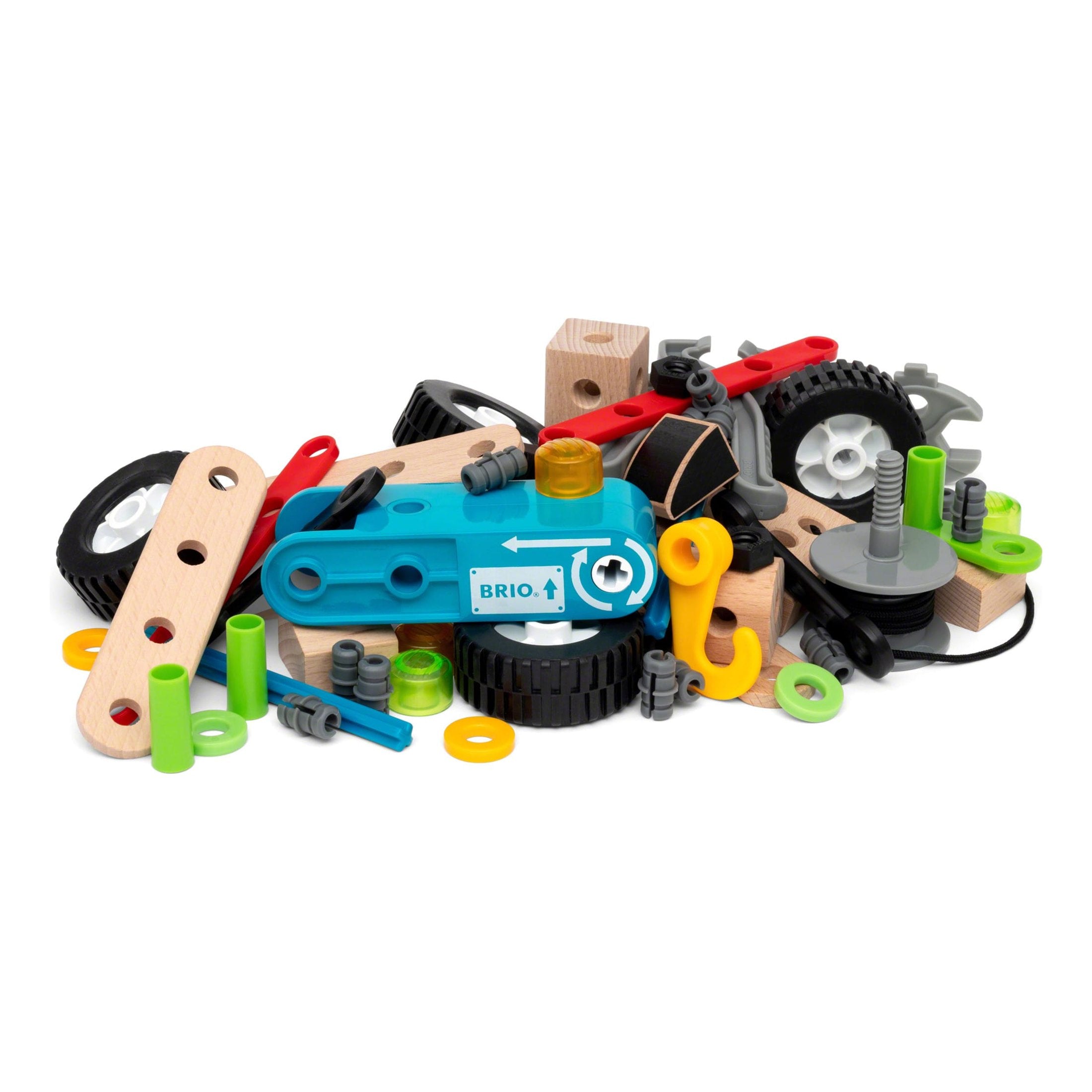 Brio Builder Pullback Motor Set Battery Free 67 Piece BRIO Builder Creations 34595 7312350345957