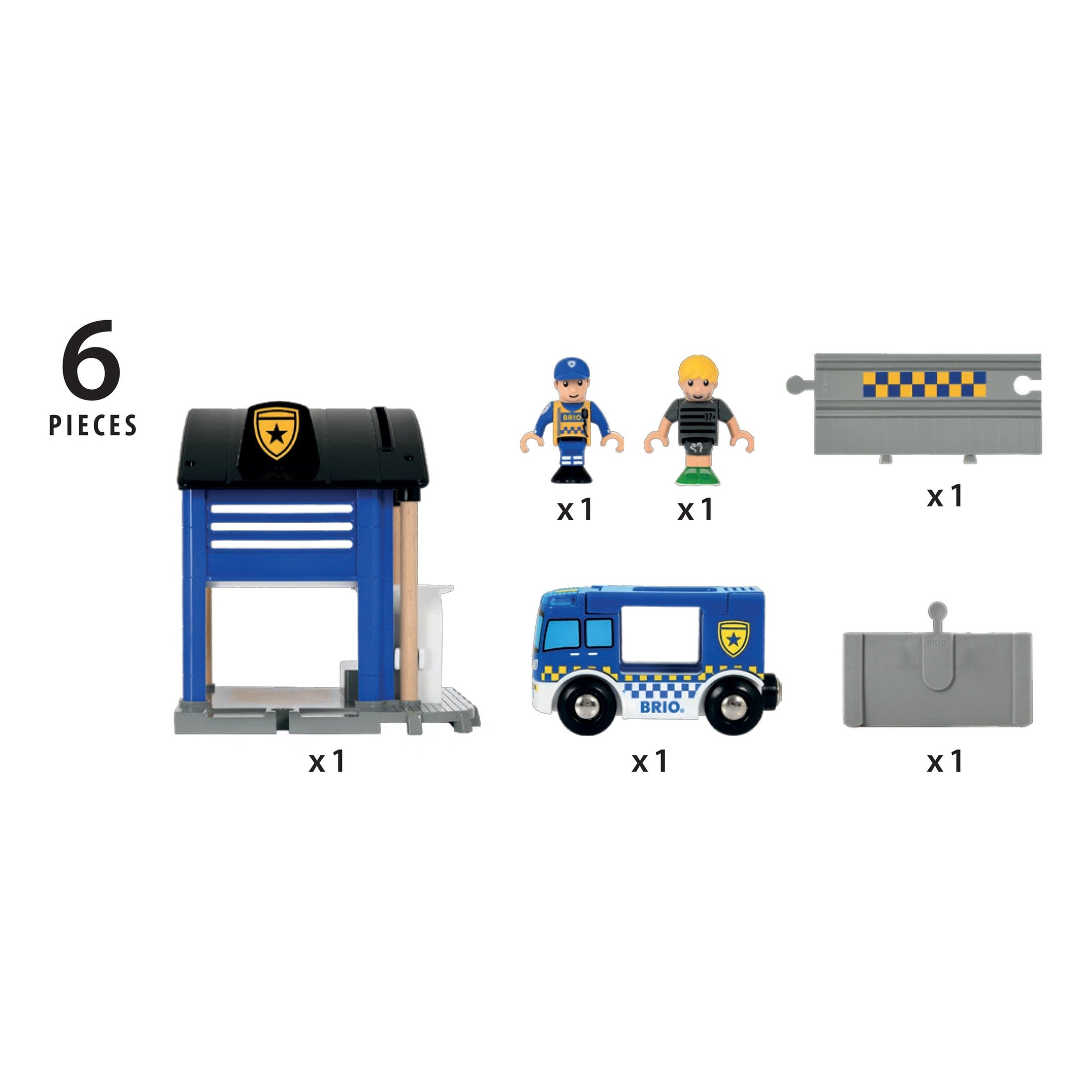 Brio Police Station Light and Sound 7312350338133