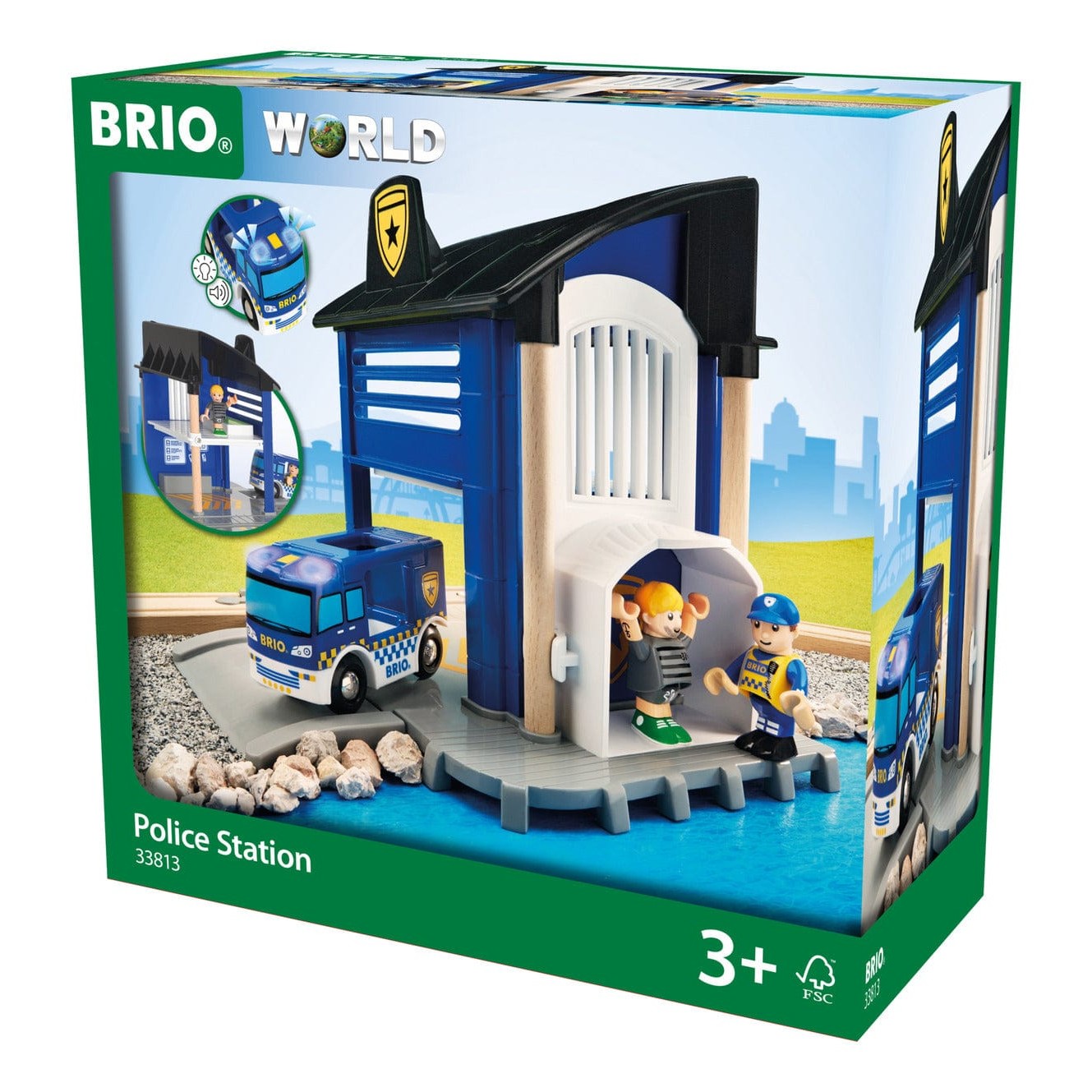 Brio Police Station Light and Sound 7312350338133