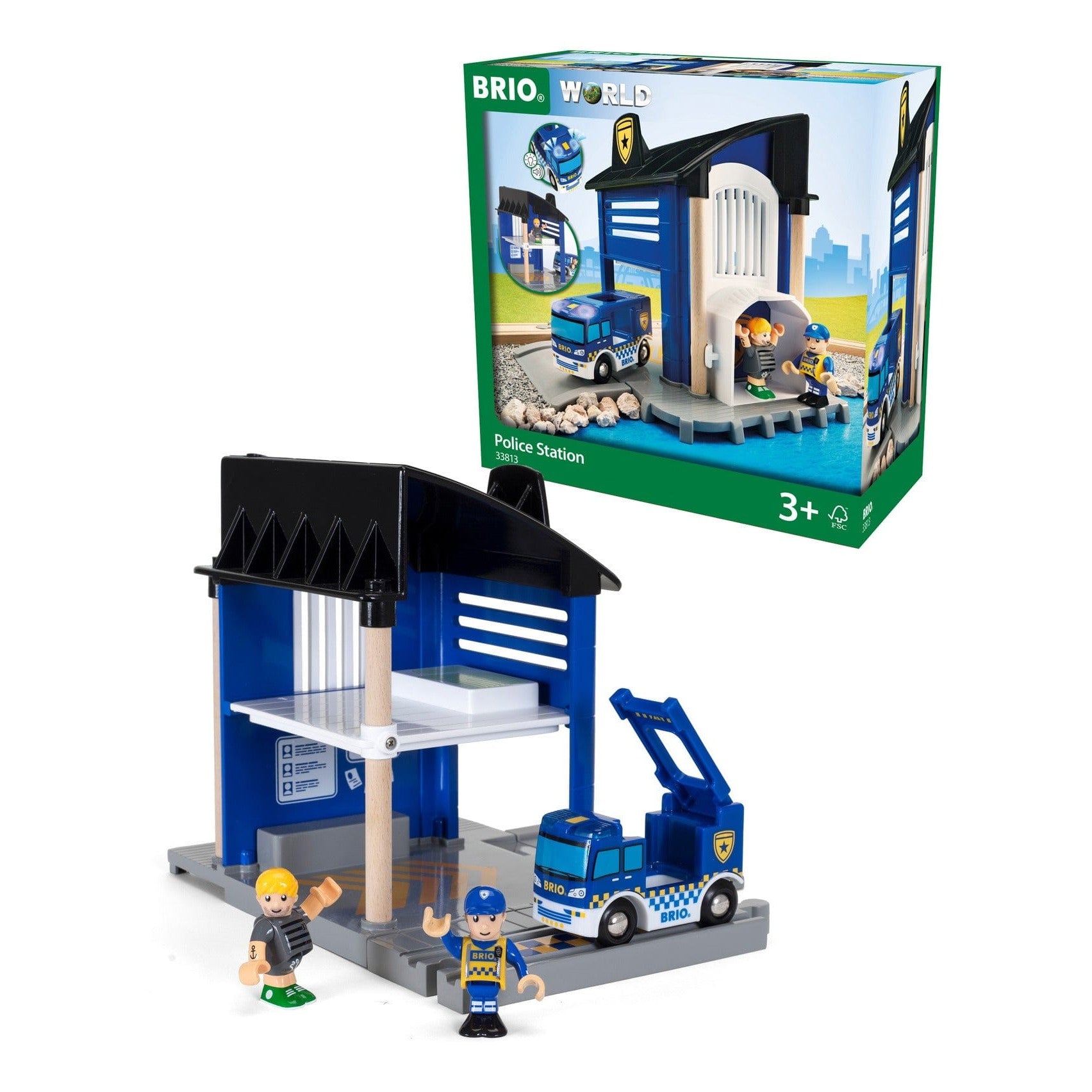 Brio Police Station Light and Sound 7312350338133