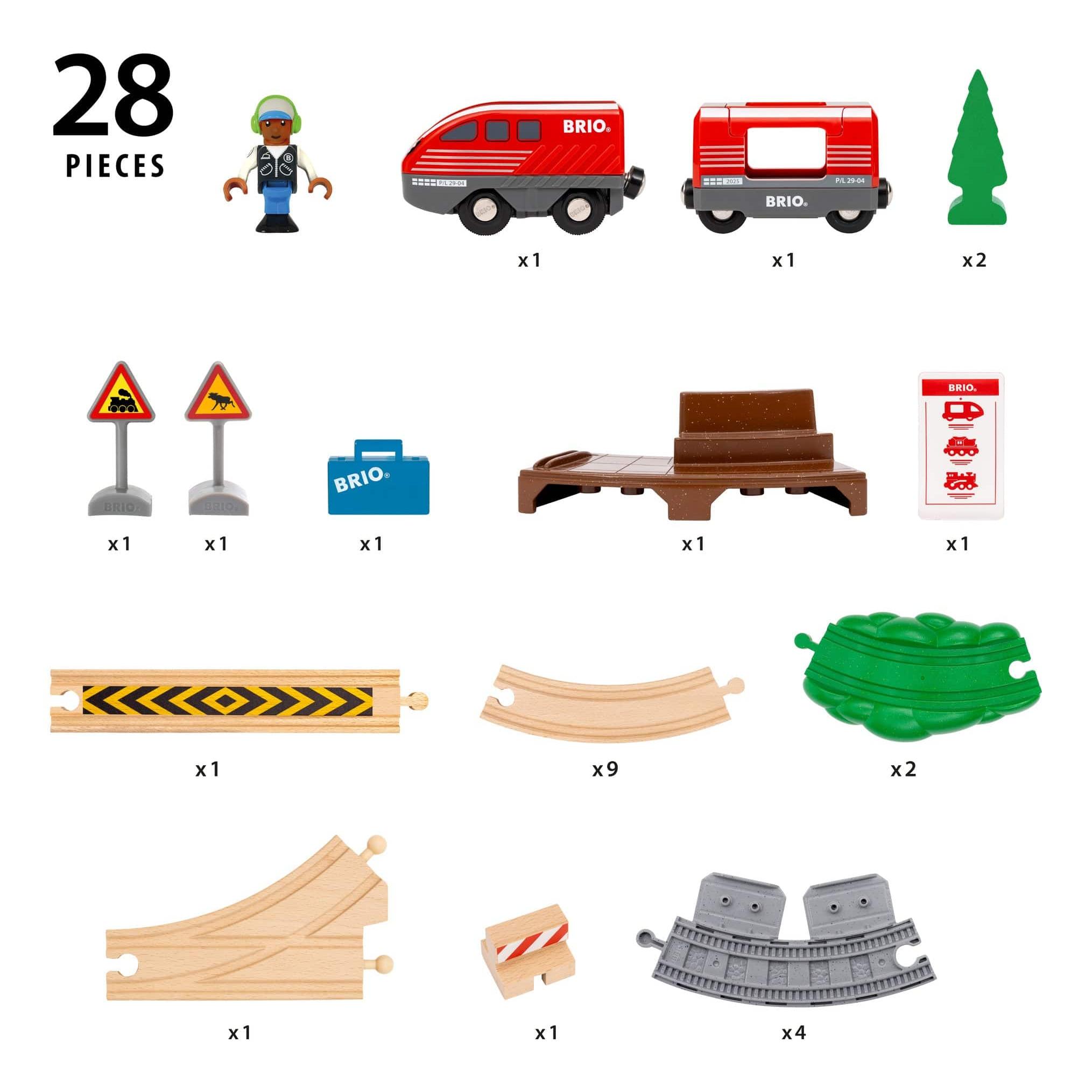 Brio Pullback Train Set