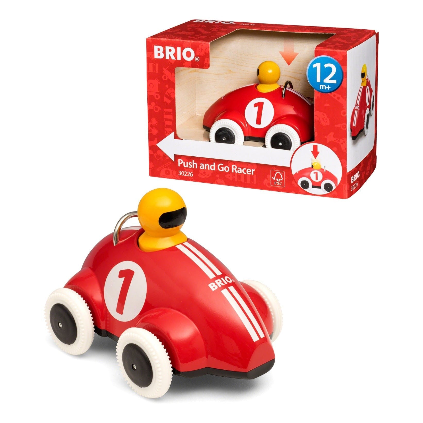 Brio Push and Go Racer