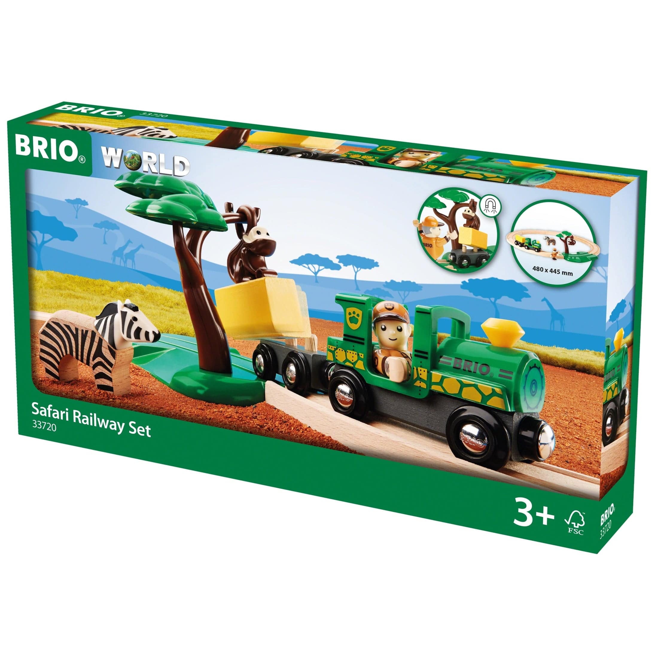 Brio Safari Railway Set 7312350337204