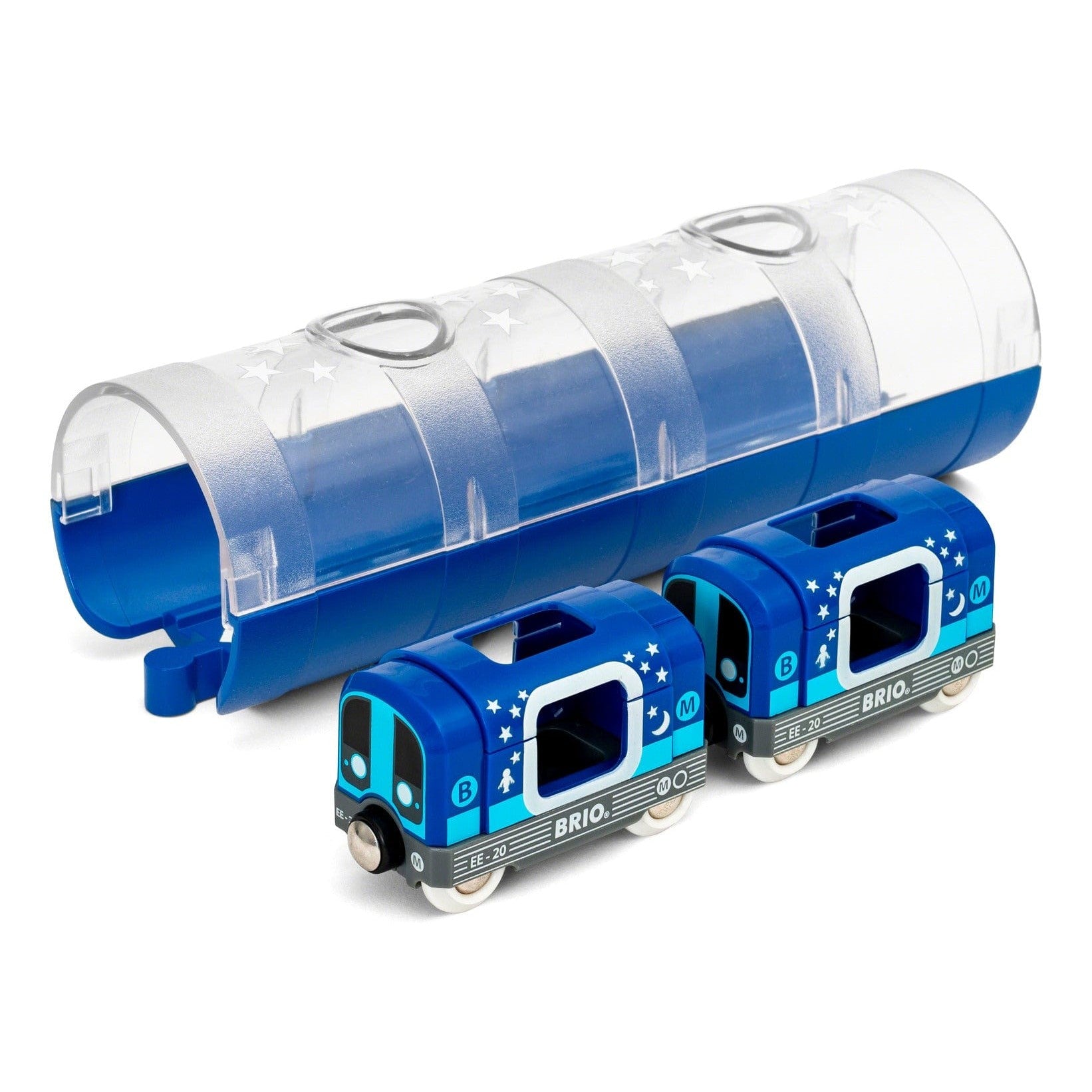 Brio Tunnel and Glow in the Dark Metro Train