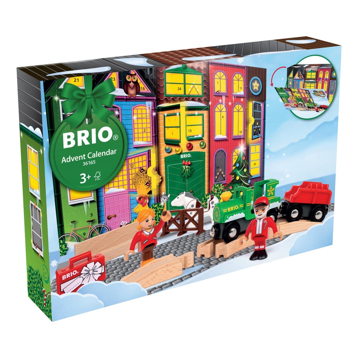 BRIO World 2026 Advent Calendar Wooden Train Set 7312350361650