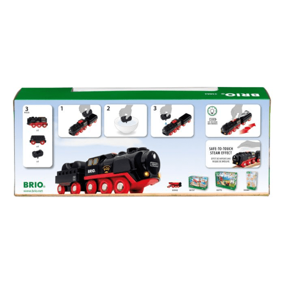 Brio World: Battery Operated Steaming Train 7312350338843