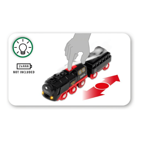 Brio World: Battery Operated Steaming Train 7312350338843