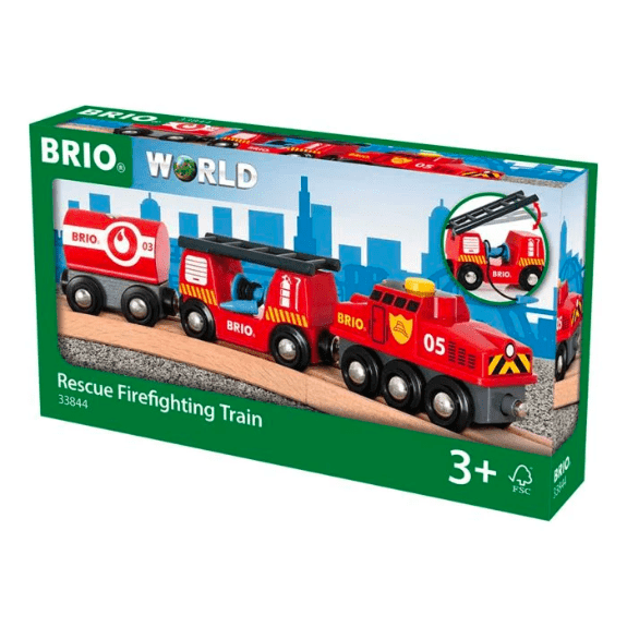 Brio World: Rescue Fire Fighting Train 7312350338447