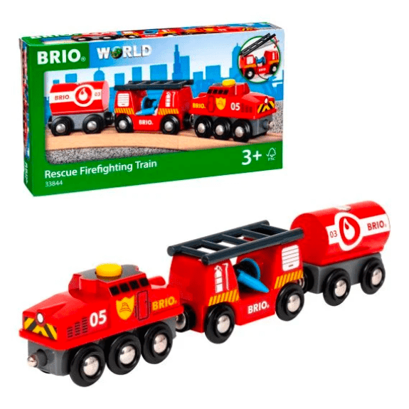 Brio World: Rescue Fire Fighting Train 7312350338447