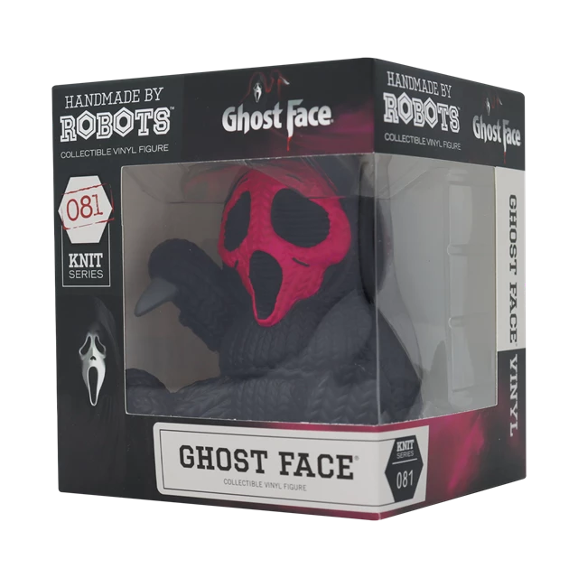 Handmade by Robots Scream Ghost Face #081 Fluorescent Pink Vinyl Figure