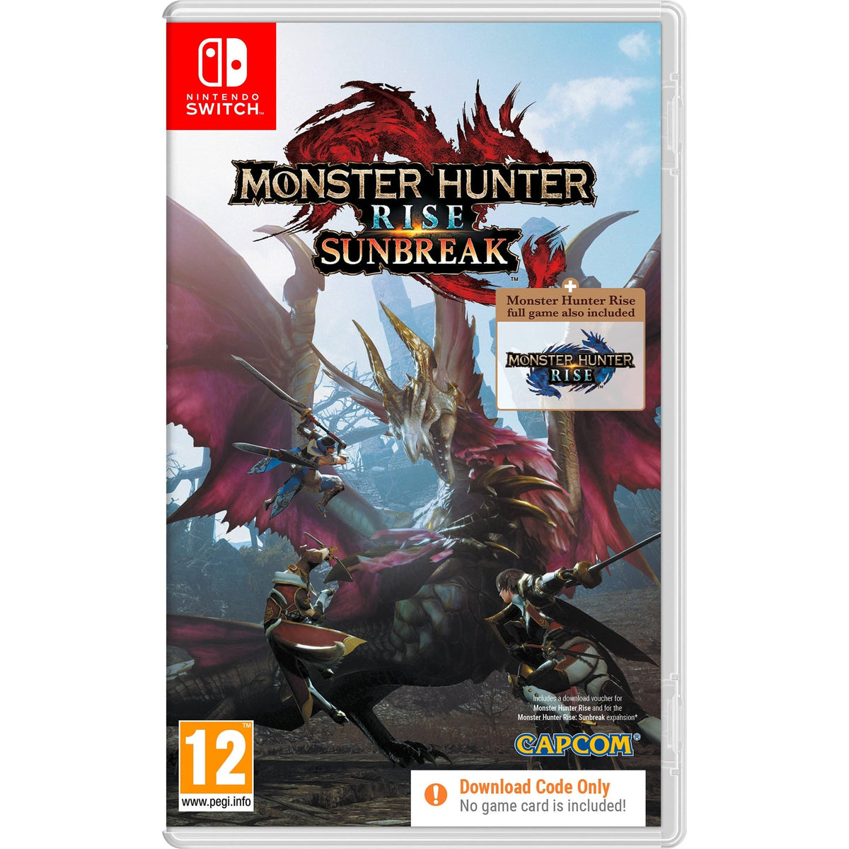 Mh Rise Sunbreak Sw Cib - Code In Box 5055060906255