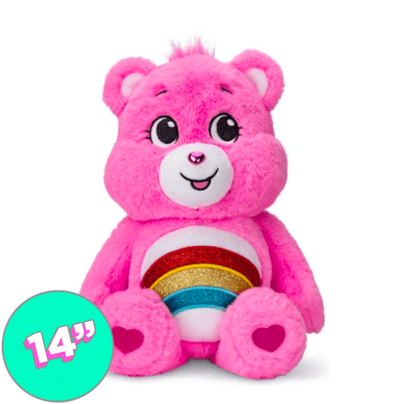 Care Bear 14 Inch Glitter Belly Cheer Bear 885561221312