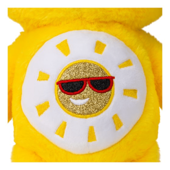 Care Bear 14 Inch Glitter Belly Funshine Bear 885561221336