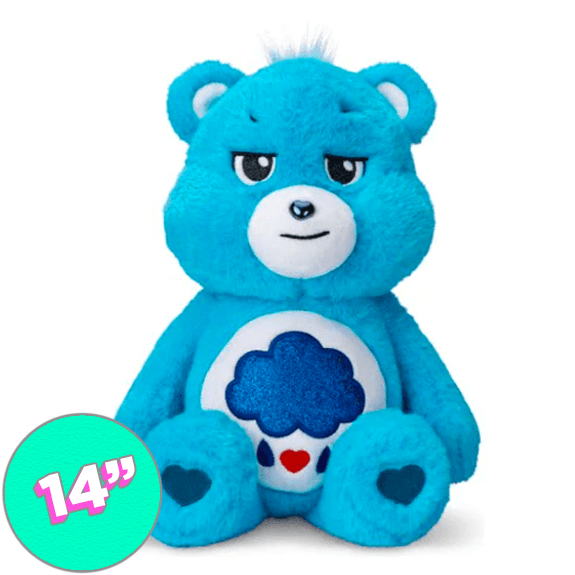 Care Bear 14 Inch Glitter Belly Grumpy Bear 885561221329