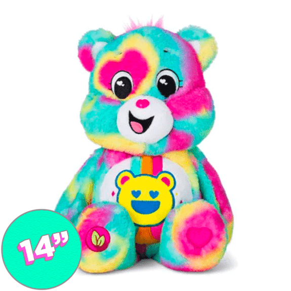 Eco-Friendly Good Vibes Care Bear Plush | Lennie's Toys