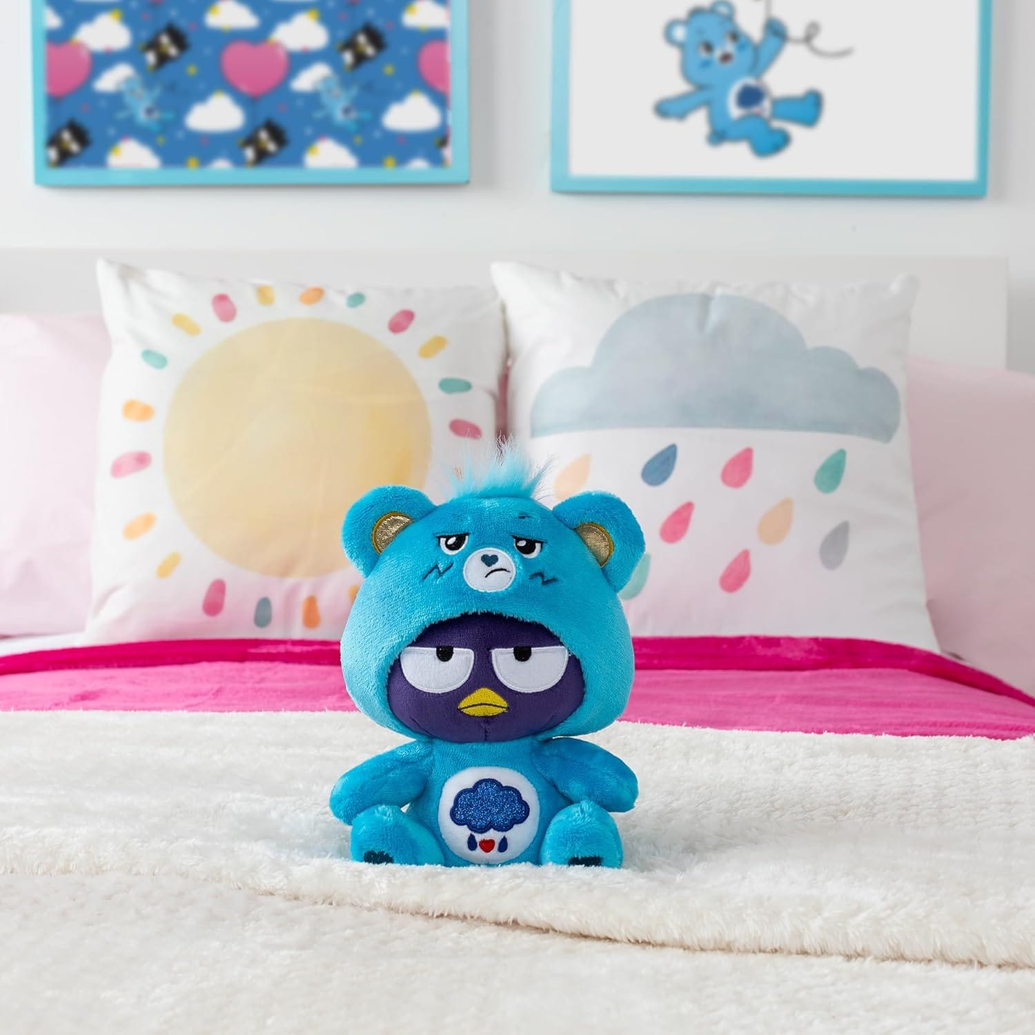Care Bears 22cm Plush – Badtz-Maru as Grumpy Bear, Soft Toy 885561227178