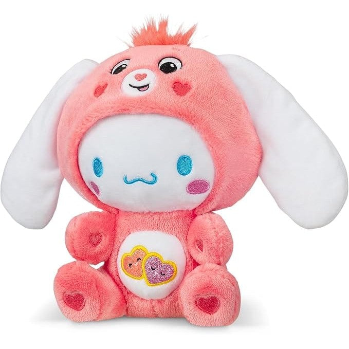 Care Bears 22cm Plush – Cinnamoroll as Love-a-lot Bear, Soft Toy 885561227024