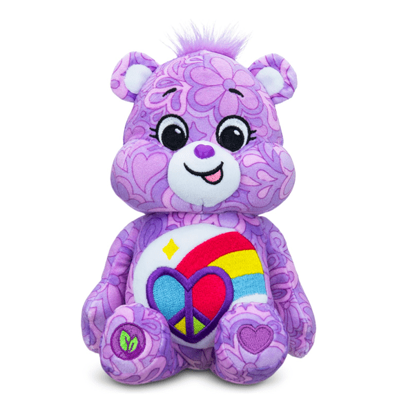 Care Bear 9 Inch Bean Plush Peaceful Heart Bear 885561226713