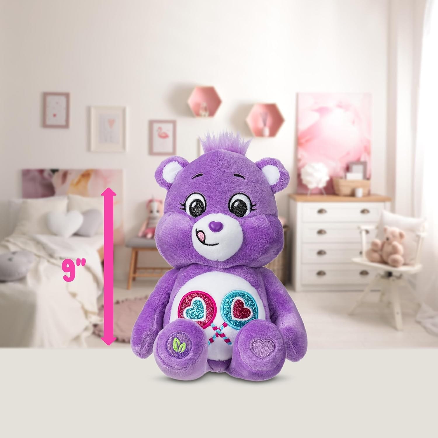 Care Bear 9 Inch Funsize Sparkle Share Bear 885561227734