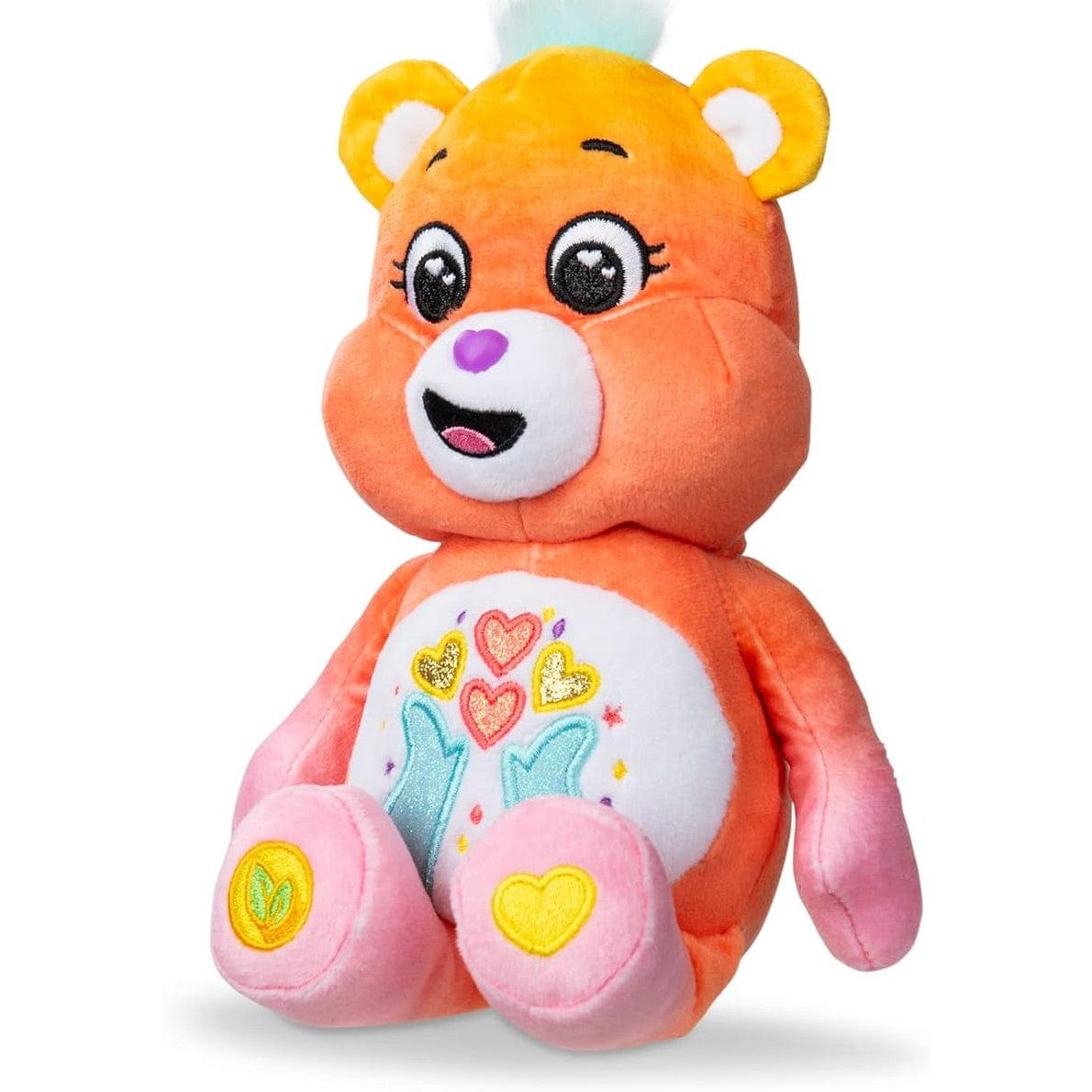 Care Bear 9 Inch Funsize Sparkle Thankful Hear Bear 885561226256
