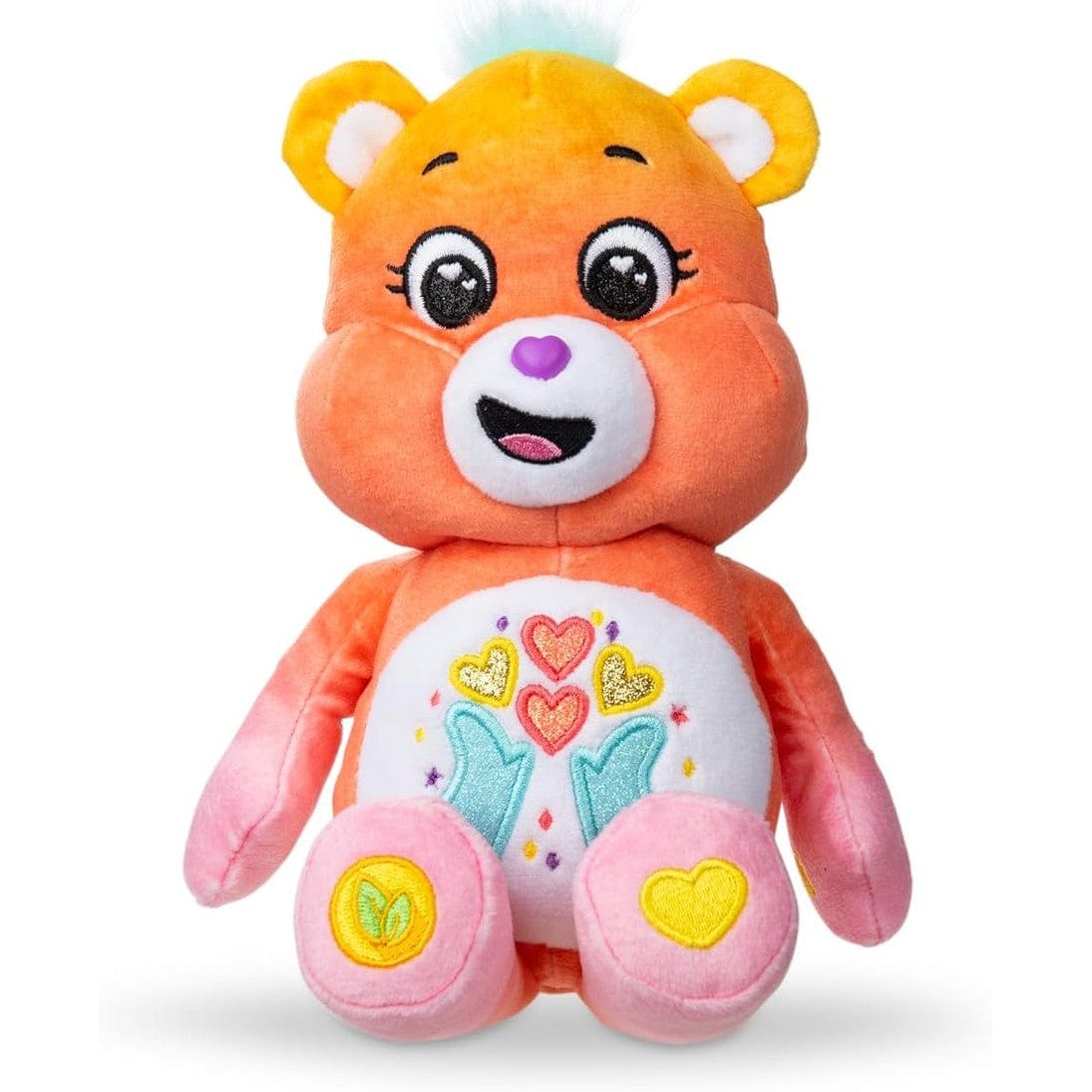 Care Bear 9 Inch Funsize Sparkle Thankful Hear Bear 885561226256