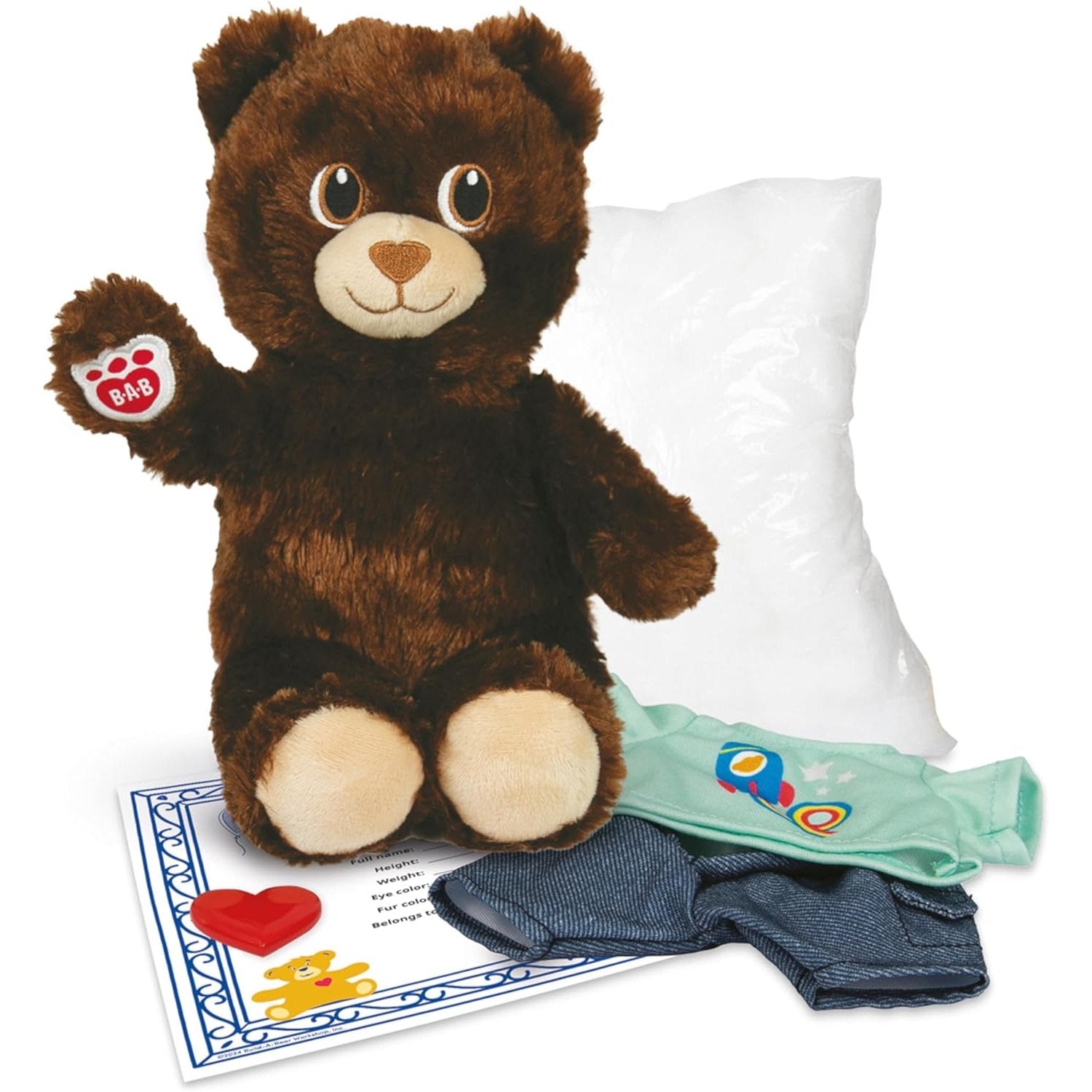 Build-a-Bear Workshop Furtastic Bear & Outfit Pk 5011551002110