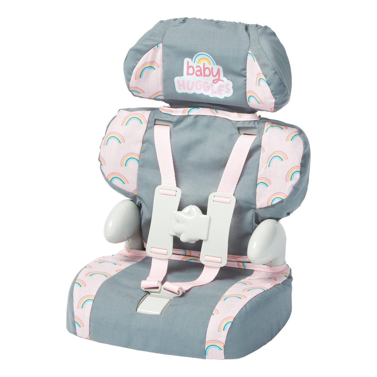 Casdon Baby Huggles Grey Car Booster Seat for Dolls 5011551001175
