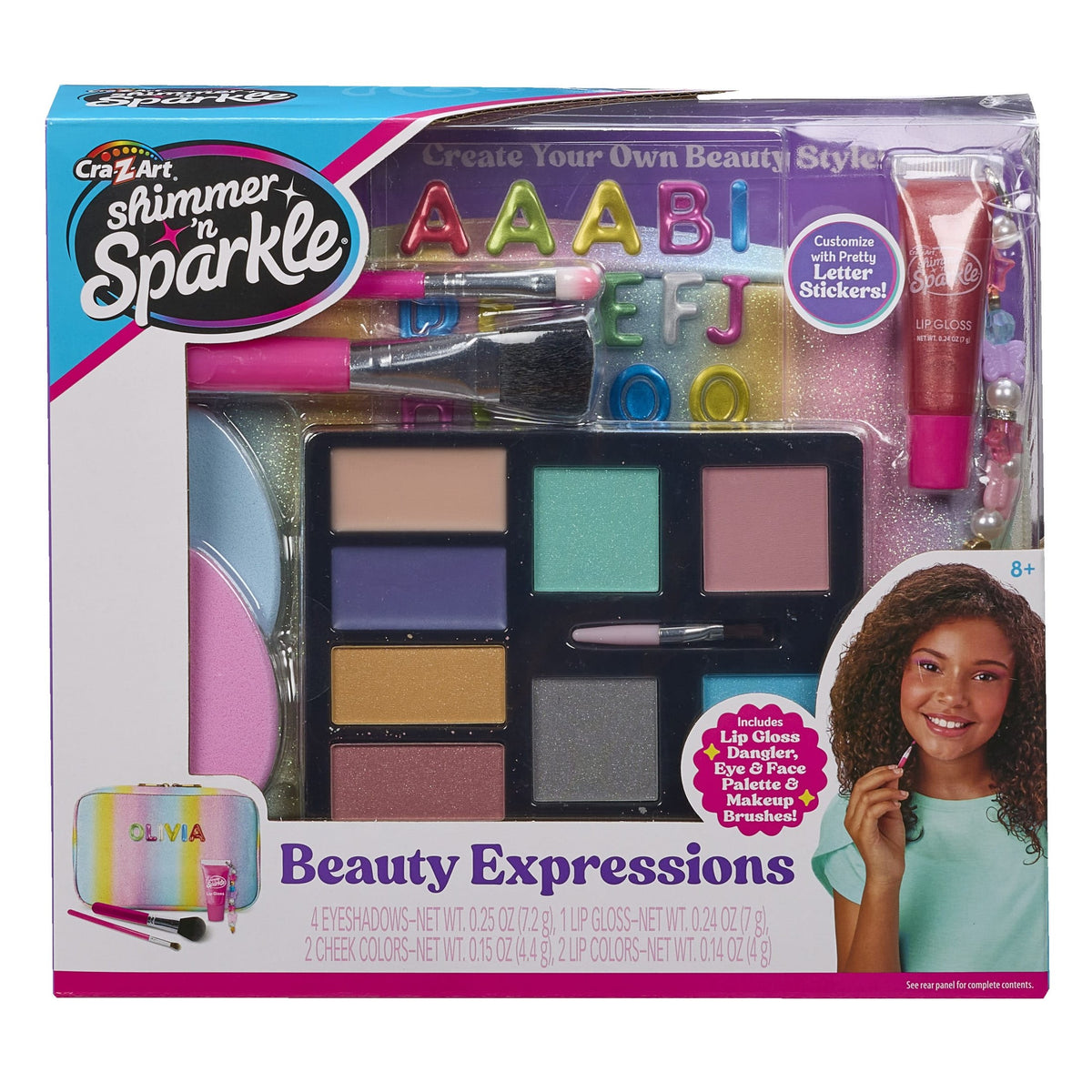 Shimmer n Sparkle Beauty Expressions Makeup Set 884920650244