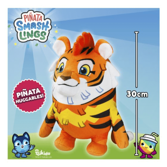 Pinata Smashlings: Huggable Mo Tiger Plush 7290117587089