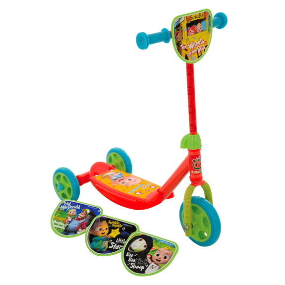 Cocomelon Switch It Multi Character Tri-Scooter 5017915011521