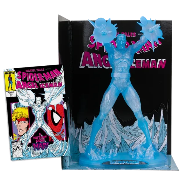 McFarlane Toys Marvel Tales #229 Iceman 1:6 Scale Red Platinum Edition Figurine