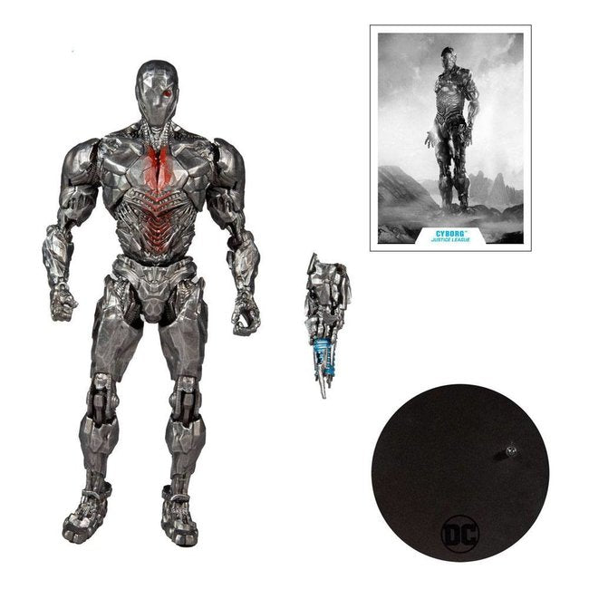 McFarlane Toys DC Multiverse Justice League Cyborg with Face Shield 7-Inch Action Figure