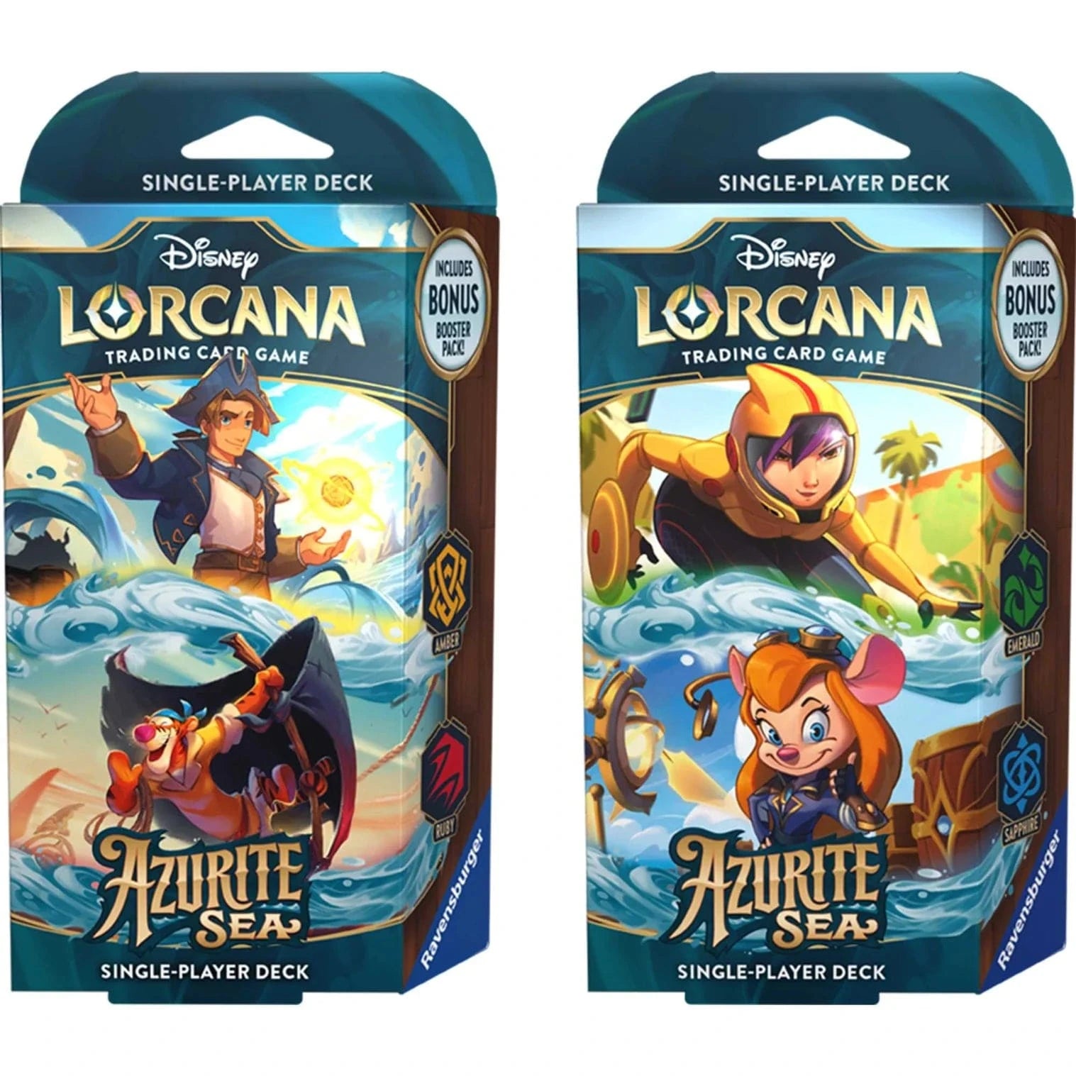 Disney Lorcana TCG: Azurite Sea Starter Deck | Lennie's Toys Disney Lorcana TCG: Azurite Sea Starter Deck | Lennie's Toys